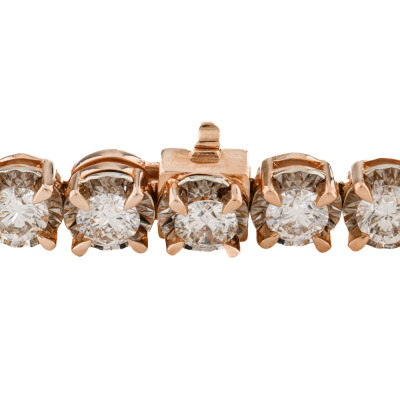 7.79ct Diamond Tennis Bracelet - 2