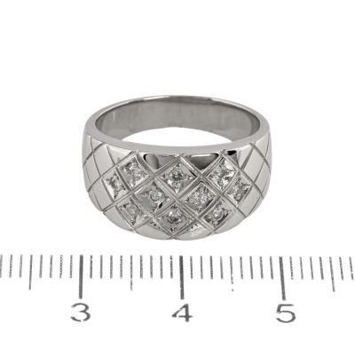 Diamond Dress Ring, Platinum 8.4g - 2