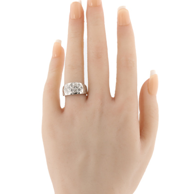 Diamond Dress Ring, Platinum 8.4g - 3