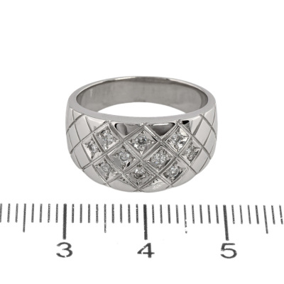Diamond Dress Ring, Platinum 8.4g - 8