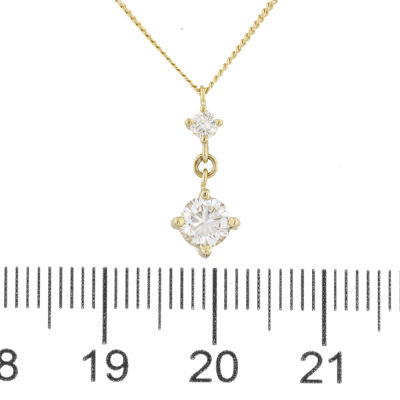 Diamond Pendant & Diamond Earrings - 5
