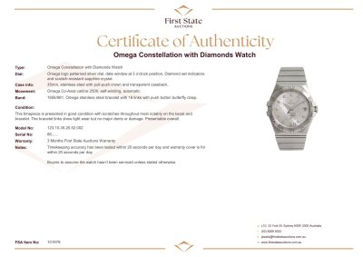 Omega Constellation with Diamonds Watch - 4