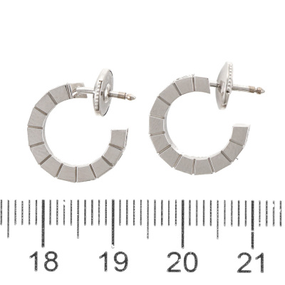 Cartier Lanieres Diamond Hoop Earrings - 2