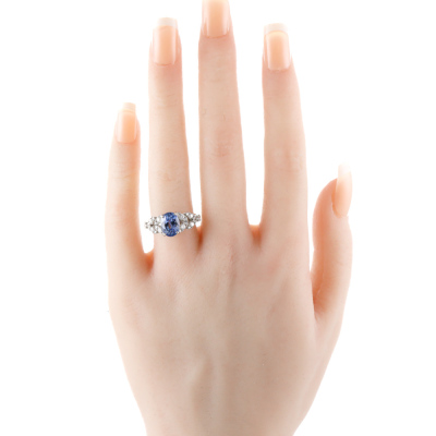 3.75ct Sri Lankan Unheated Sapphire Ring GSL - 7