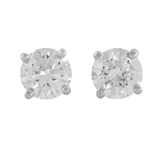 1.02ct Diamond Studs GIA D VS2