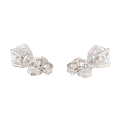 1.02ct Diamond Studs GIA D VS2 - 4