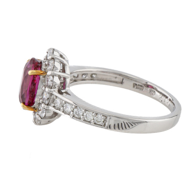 Unheated Ruby 2.02ct and Diamond Ring - 7