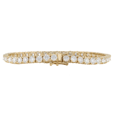 11.27ct Diamond Tennis Bracelet - 2