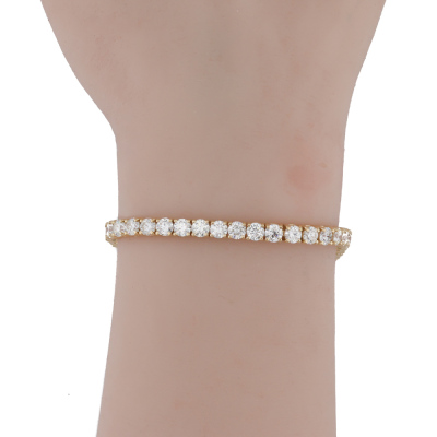 11.27ct Diamond Tennis Bracelet - 5