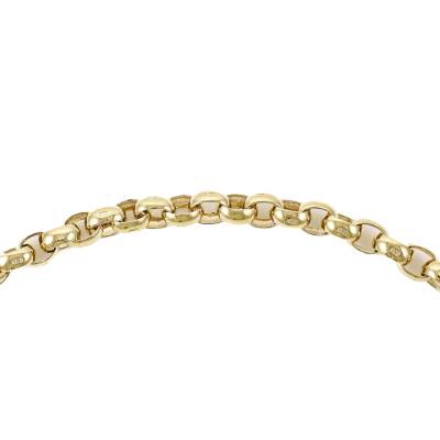 Diamond Heart Padlock Chain Necklace, 9ct 39.1g - 3