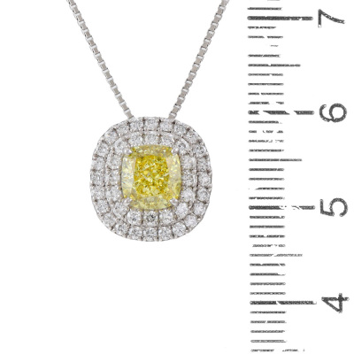 1.58ct Fancy Vivid Yellow Diamond GIA SI2 - 4