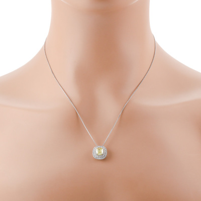 1.58ct Fancy Vivid Yellow Diamond GIA SI2 - 7