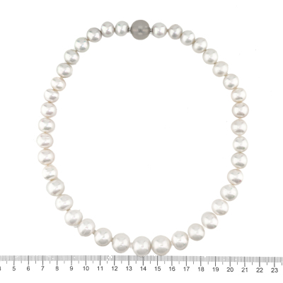13.9-11.1mm Autore Pearl Strand Necklace - 3