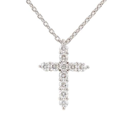 Graff Diamond Cross Petite Pendant