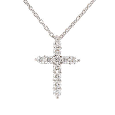 Graff Diamond Cross Petite Pendant