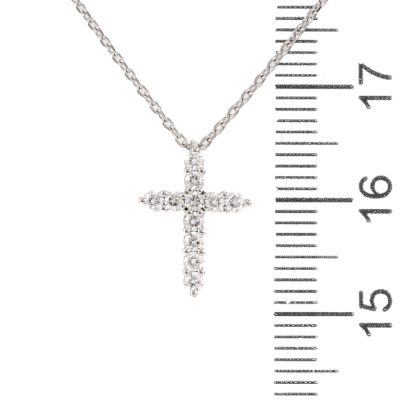 Graff Diamond Cross Petite Pendant - 3