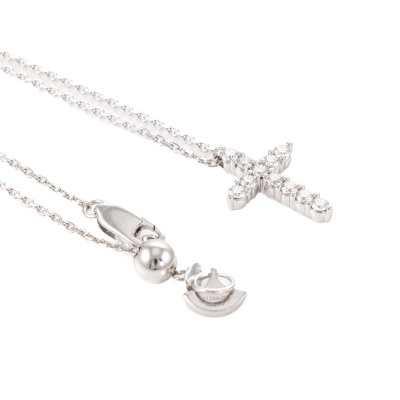 Graff Diamond Cross Petite Pendant - 5