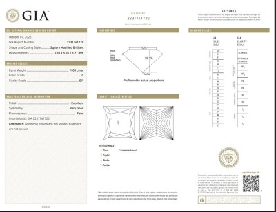 2.00ct Diamond Studs GIA G SI1, H VS2 - 5