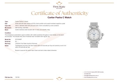 Cartier Pasha C Watch - 4