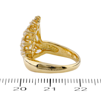 Diamond Dress Ring 18ct Yellow Gold - 3