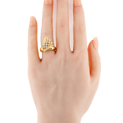 Diamond Dress Ring 18ct Yellow Gold - 5