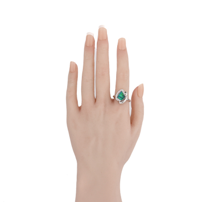 Boulder Opal & Diamond Ring - 6