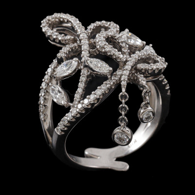 1.11ct Diamond Dress Ring - 4