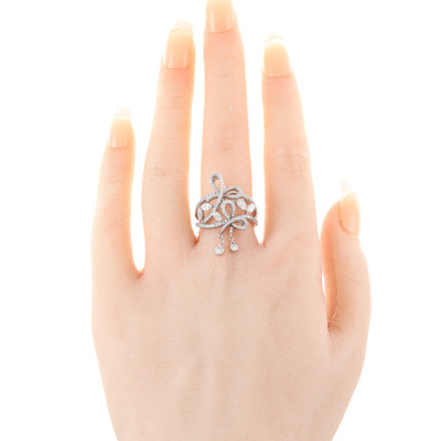 1.11ct Diamond Dress Ring - 5