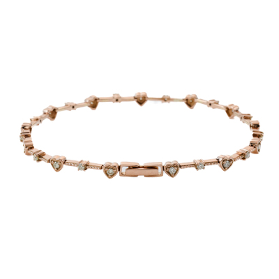 0.59ct Diamond Heart Bracelet - 3