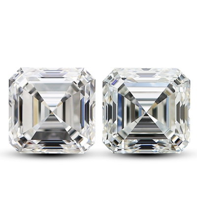 2.07ct Loose Pair of Diamonds GIA F VVS2, G VVS1