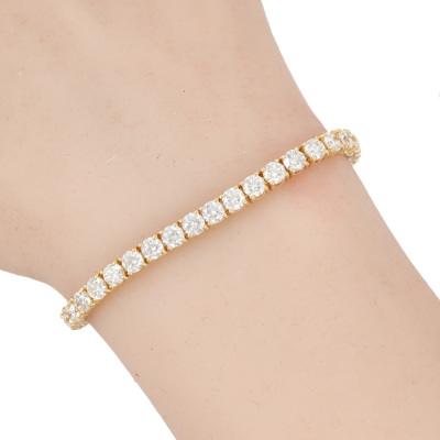 9.02ct Diamond Tennis Bracelet - 5