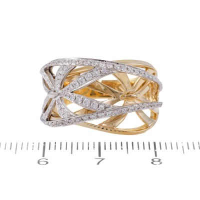 0.63ct Diamond Dress Ring, 18ct 9.7g - 2