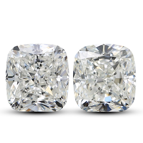 4.01ct Pair of Loose Diamond GIA H/I VVS1