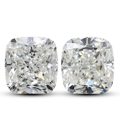 4.01ct Pair of Loose Diamond GIA H/I VVS1