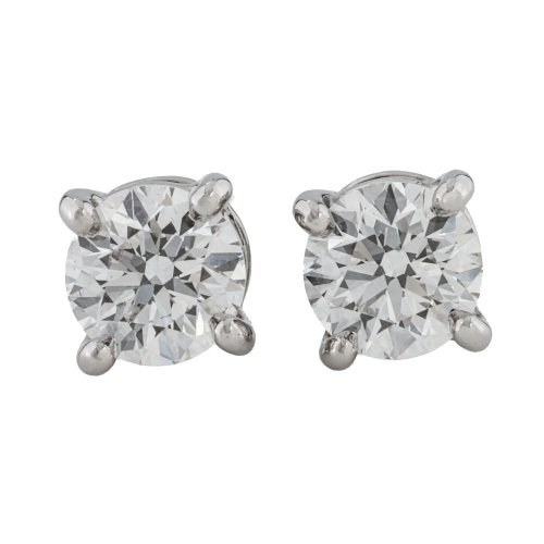 Tiffany & Co. Solitaire Diamond Earrings