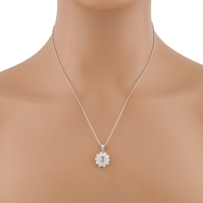 0.27ct Argyle Origin Pink Diamond Pendant GSL - 3