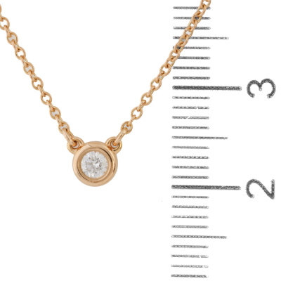Tiffany & Co Diamonds By The Yard Pendant - 2