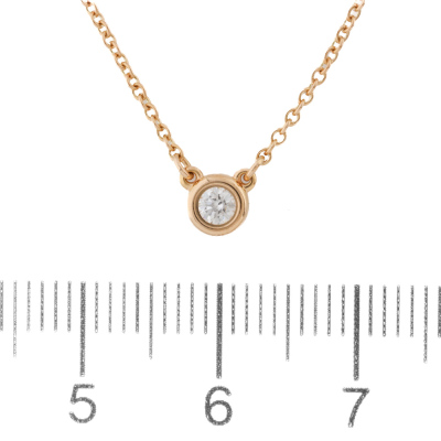 Tiffany & Co Diamonds By The Yard Pendant - 3
