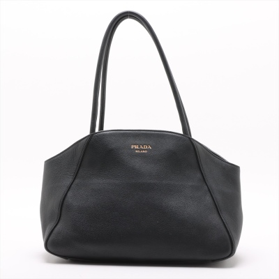 Prada Medium Leather Soft Tote Bag