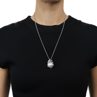17.9mm South Sea Pearl & Diamond Pendant - 4