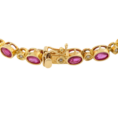 5.50ct Ruby & Diamond Bracelet - 3