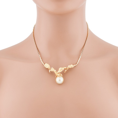 14.2mm South Sea Pearl Necklace 18ct Gold 24.4g