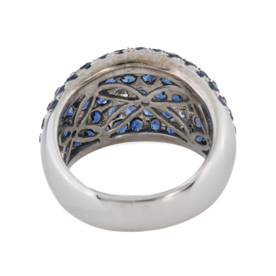 3.53ct Sapphire and Diamond Ring - 4