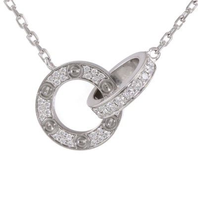 Cartier Love Pendant, Diamond