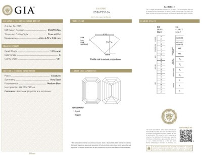 1.01ct Loose Diamond GIA E VS1 - 2