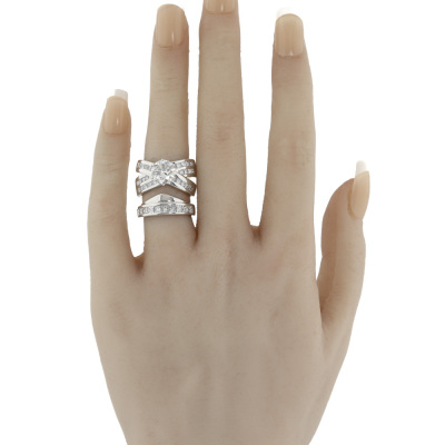 2.06ct Centre Diamond Ring & Matching Band GIA - 12