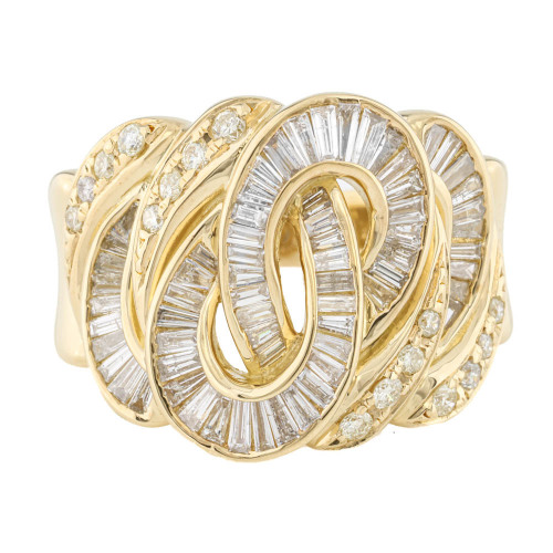 1.35ct Diamond Dress Ring, 18ct Gold