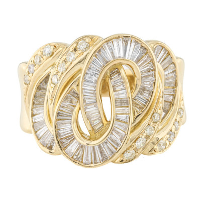 1.35ct Diamond Dress Ring, 18ct Gold