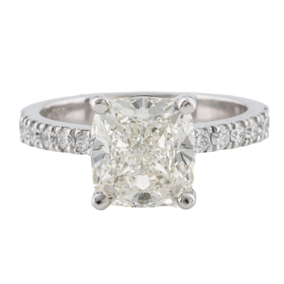 3.03ct Diamond Solitaire Ring GIA I VS1