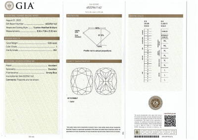 3.03ct Diamond Solitaire Ring GIA I VS1 - 3